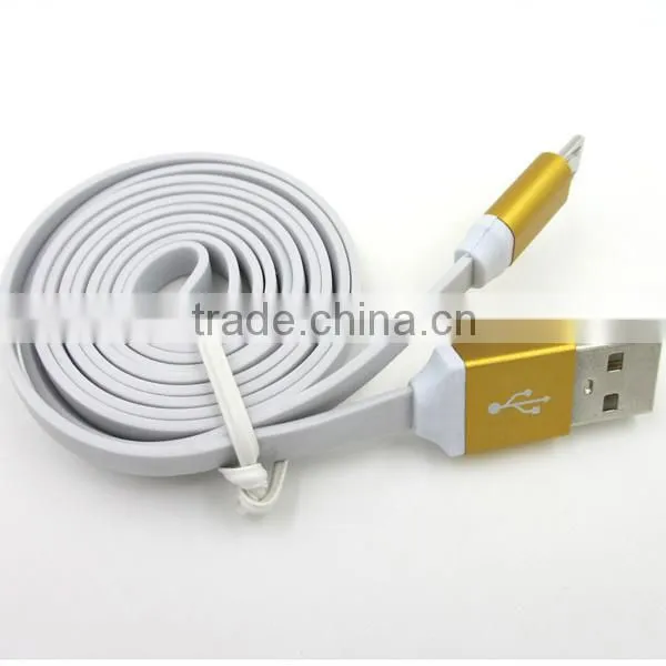 Colorful Metal USB Charger Cable Micro USB Data Cable