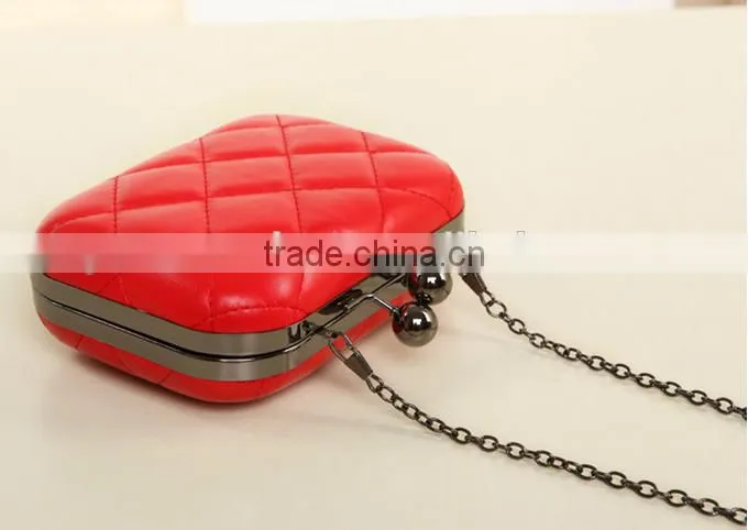 Simple casual small box bag for evening party