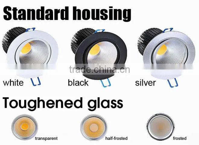 China factory 2016 hot sales 15W cob led downlight with 5 years warranty