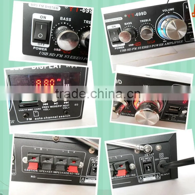 Small anytone cb radio YT-699D with usb sd