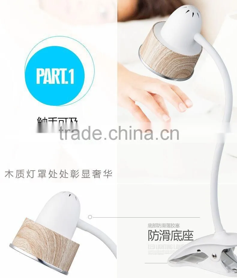 2016 hot sale JK-860 flexible clip LED table lamp manufacturers JK-860