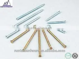 high quality different color galvanized concrete screw