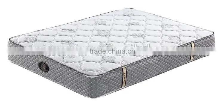 OEM tight top luxury spring mattress with elegant over