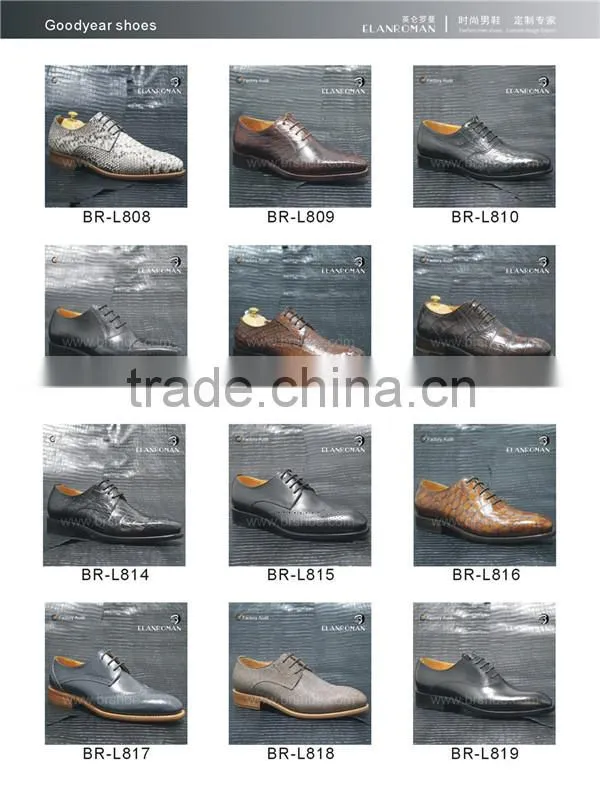 New Italian men's fashion leather dress dress shoes