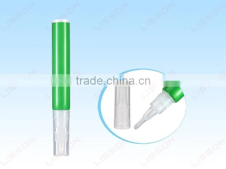 D16mm Lip Essence PE Tube with Soft Flat Rubber Brush