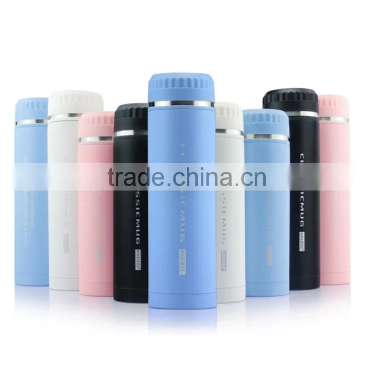 Stainless Steel Travel Mug with Tea Leaf Filter