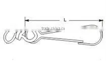 Steel Znic Plated Smplex Hook Spring With Chain Swivel Ring 4293W 25MM-120MM In Rigging Manufacturer