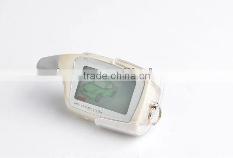 Factory Wholesale in stock Magicar M909F two way car alarm system English/Persian version LCD remote engine starter