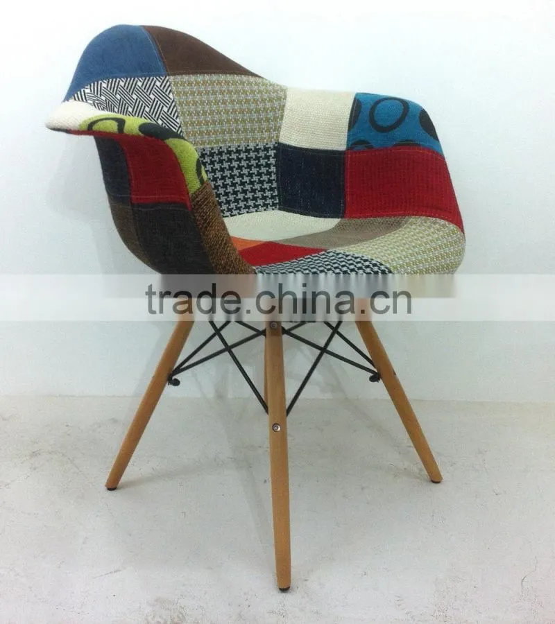 beautiful fabric chair patchwork chairs HYX-809C