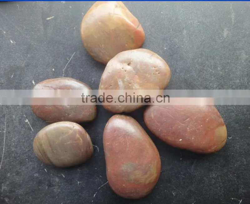 Hot Selling Chinese pebbles-black, white, yellow, red and mix color.