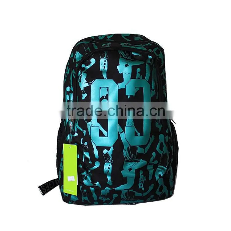 nylon high school bag modern day backpack unisex soft daily backpack bag