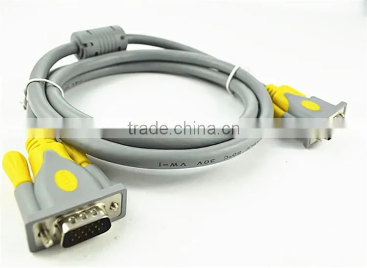 15 PIN VGA SUPER VGA Cable M/M Male To Male cable vga to coax converter