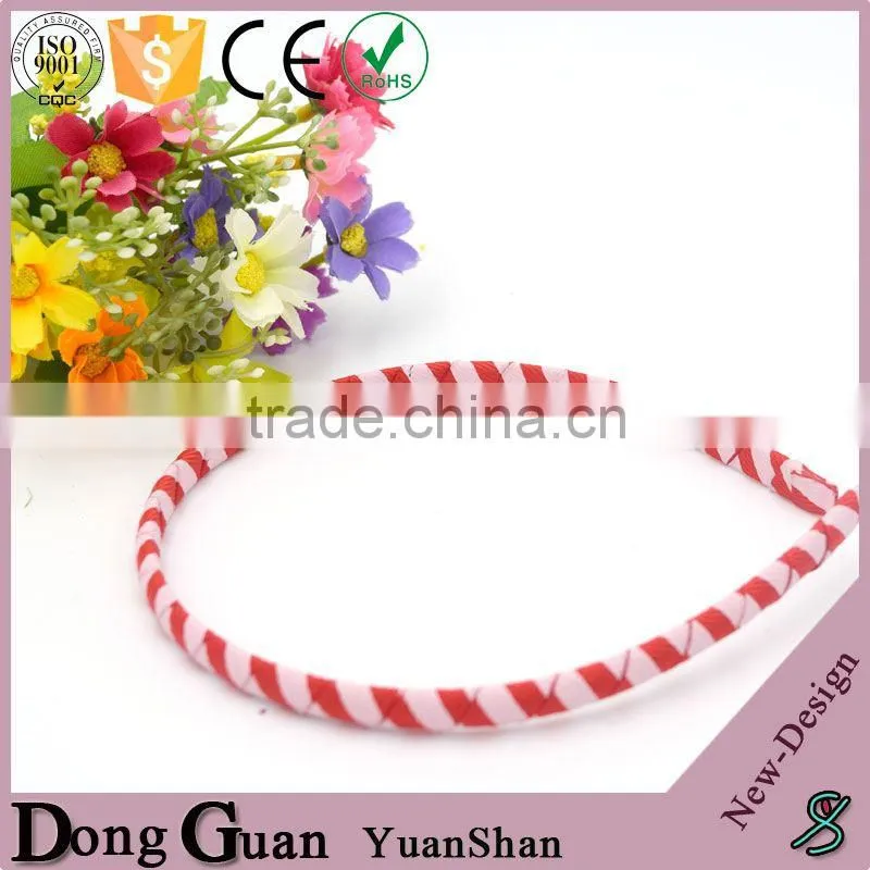 2016 new design baby girl flower hair band metal ring feather party sinamay fascinators