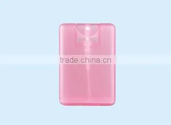 10ml/12ml/15mmll/20ml square card sprayer bottle for perfume, toner, hand sanitizer, liquid gum, antibacterial spray