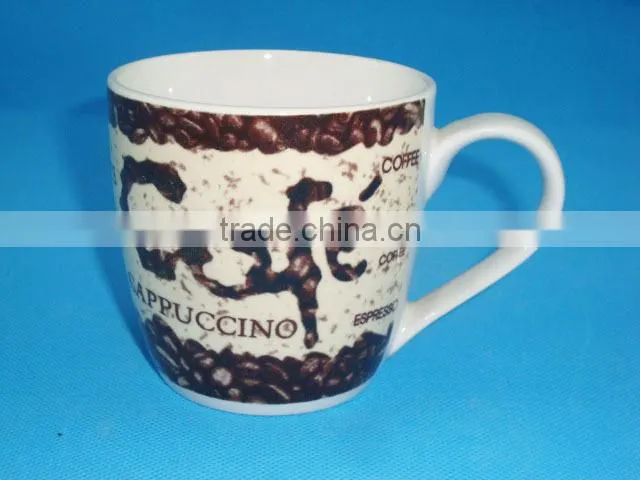 Cheap 10 OZ porcelain coffee/water mug for promotion and gift
