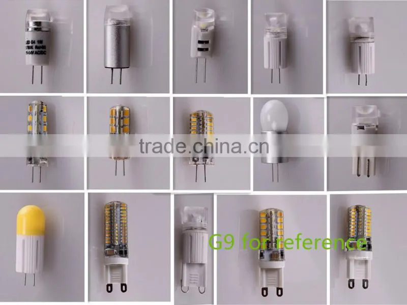 high quality Silicone G9 LED Bulb, DC12/24V g9 led light with CE ROHS