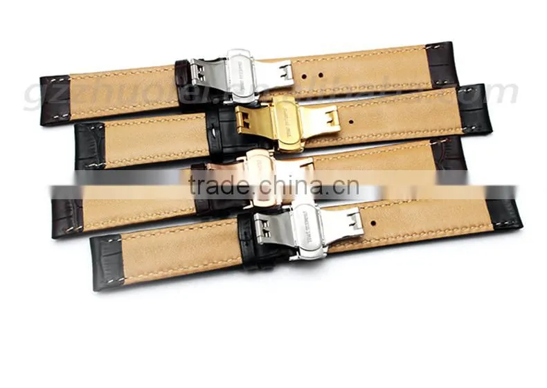 18|19|20|21|22mm high quality genuine leather Men and women's Watch strap with fashioanbel buckle