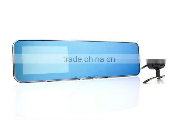 4.3"TFT LCD Screen 170degree View angle car rearview dvr