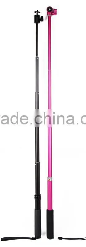 2015 NEW Self-portrait Monopod 6 section Handheld Selfie stick for all smartphone
