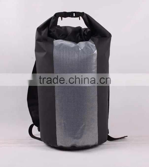 Tactical solid color waterproof pvc dry bag for outdoor sport