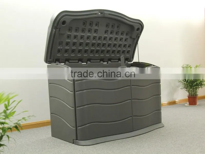 Outdoor horizontal storage shed garden furniture