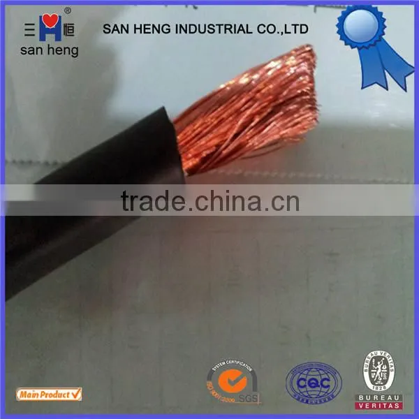 Rubber Sheathed Copper Black Welding Cable