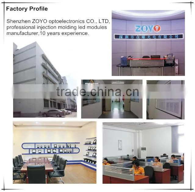 high power 1 led SMD3535,3w,12v,round lens,ABS; beautiful and strong quality injection led module