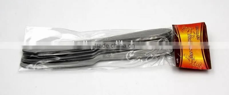 International stainless steel royalty line knife set for adults