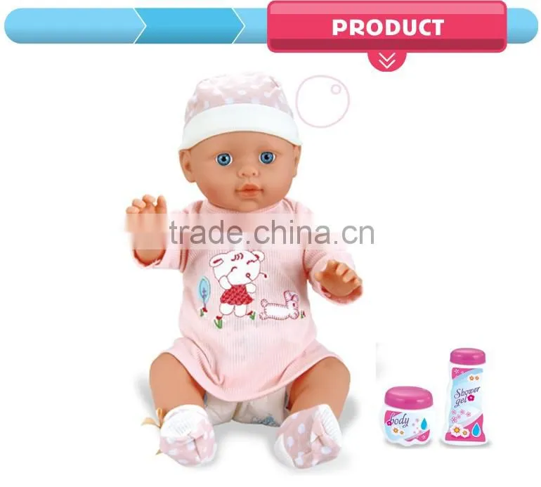 New function china baby alive doll with bathtub