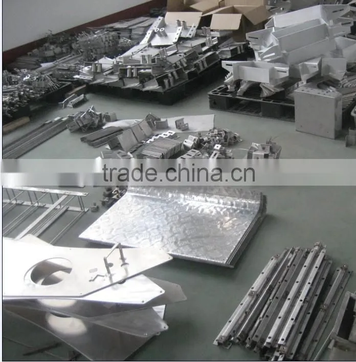 metal stamping and welding parts used on passenger train