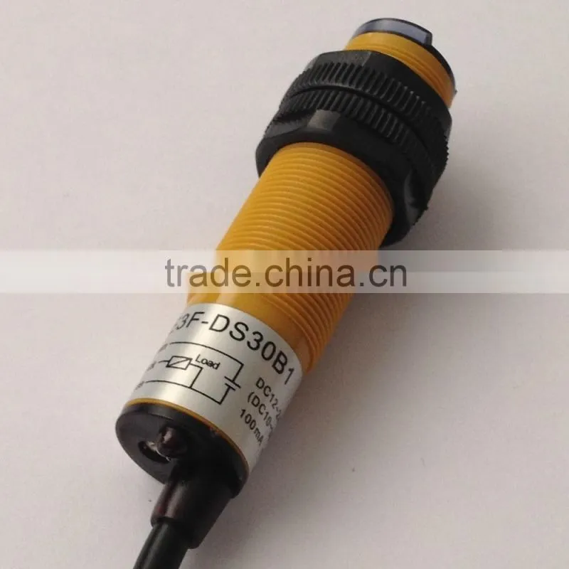 Indoor motion sensor light M18 E3F-DS30B1 photoelectric sensor alibaba supplier