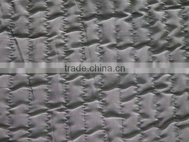 Waterproof padding cotton quilted embroidery fabric