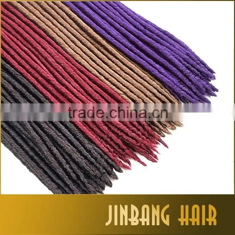 Janet Collection 2X Havana Mambo Twist Synthetic Dreadlocs New Premium Faux Locs Braids Crochet Twist Braid Hair dreadlocks