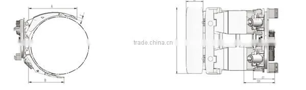 360 Degree Rotating Forklift With Clamp for Paper Roll