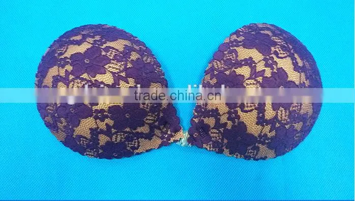 Plus Size Bra Lingerie sexy ladies black Sponge Bra For Big Breast Women