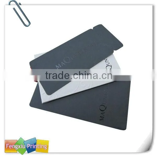 2016 Embossing Paper Hangtag for Bag