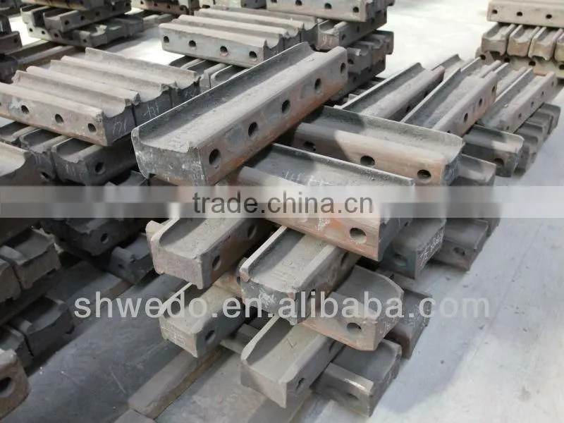 Railway turnout casting parts