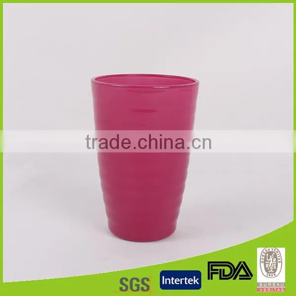 Hot Selling Colourful Glass Juice Mug