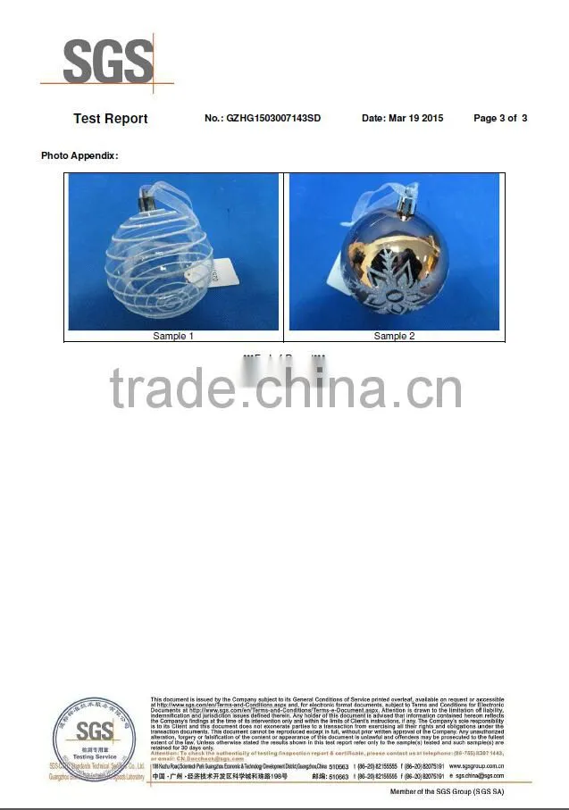 2016 hot sell plastic christmas painted ball ornaments bulk