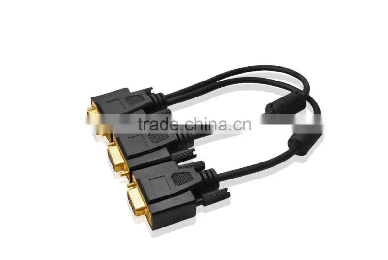 hd15 vga male to male with gold plated