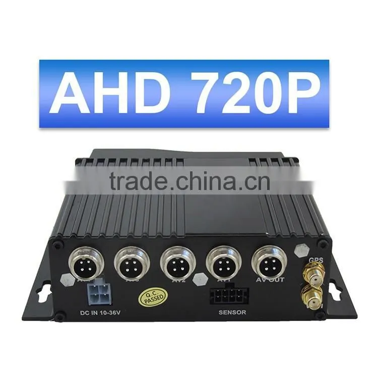 H 264 4ch 720P AHD Motion Detection SD Card Mobile DVR