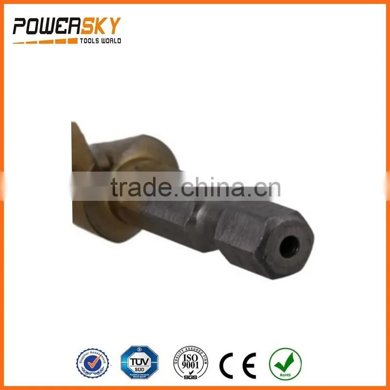 Hss4241 Hex Shank Step Cone Drill Bit Hole Cutter 3-13MM Metal Wood Plastic