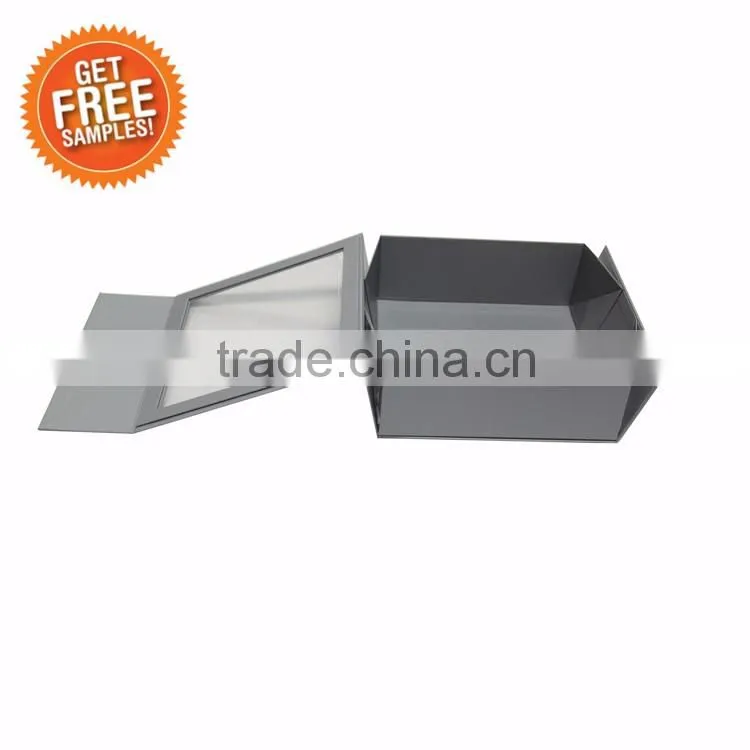High quality colorful folding suit gift paper packing box