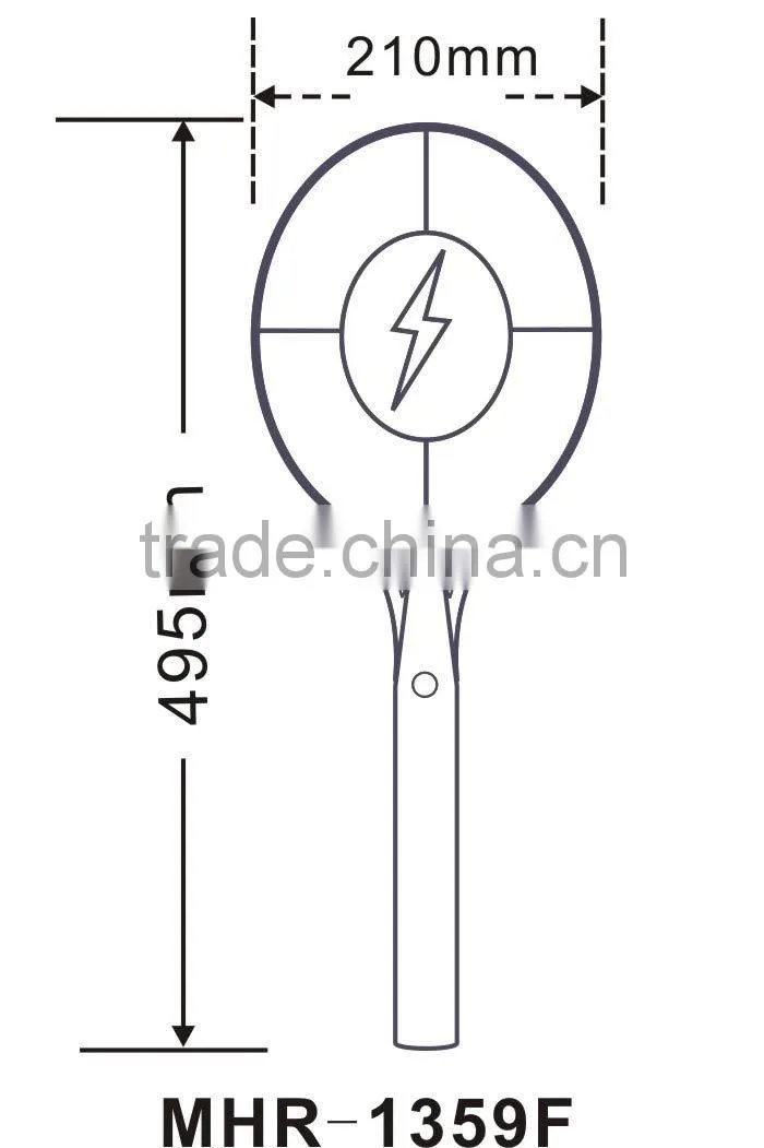 Three-layer nets safety and high quality mosquito swatter