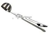 Stainless steel coffee spoon with clip