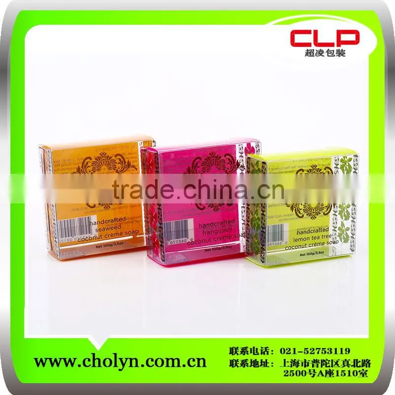 2016 Handmade soap brown Kraft paper foldable box