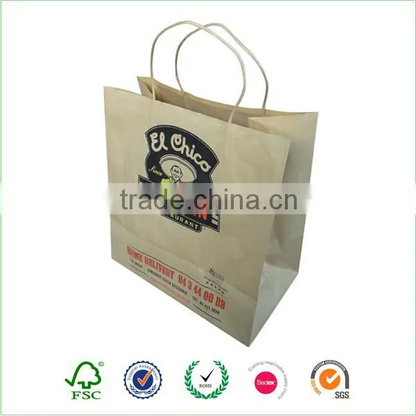 brown kraft paper bags
