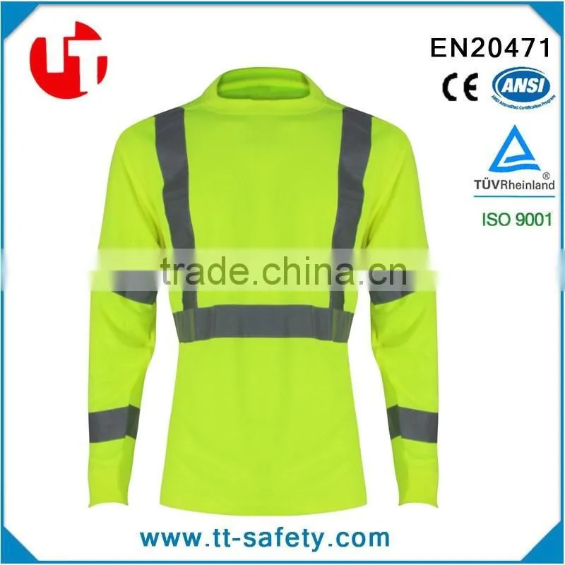 100% polyester high visibility 3M Scotchlite Reflective Material 3M reflective safety jacket