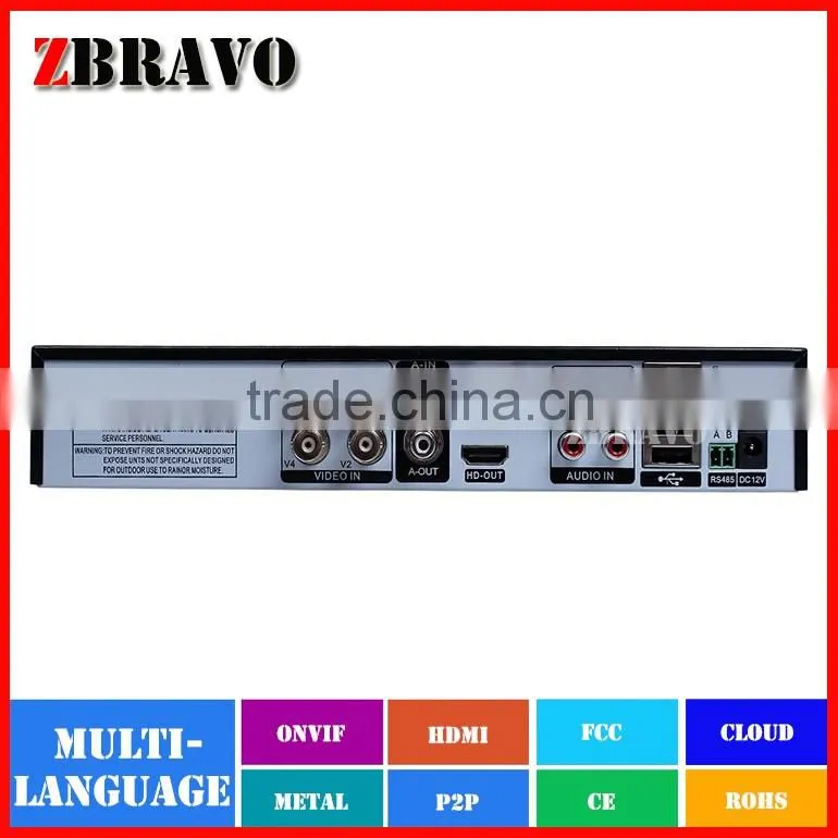 4Ch Out door Bullet Camera kit AHD-M Camer Kit 960P 1.3megapixel CMOS 4Channel AHD Kit