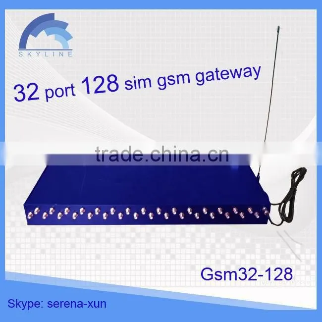 32 channel 128 sim voip gateway